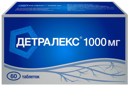 Детралекс таб. п/п/о 1000мг №60
