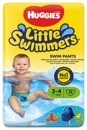 ХАГГИС подгуз LITTLE SWIMMERS 3-4 (7-15кг) №12