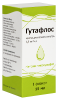 ГУТАФЛОС капли д/пр внутрь 7,5мг/мл 15мл №1