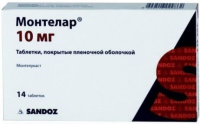 МОНТЕЛАР таб п/о 10мг №14