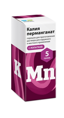 КАЛИЯ ПЕРМАНГАНАТ 5г  Обновление (с лопаткой) #^^