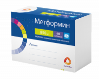 Метформин таб. п.п.о. 850мг N60