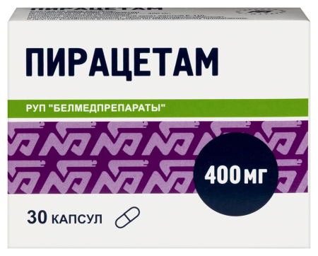 ПИРАЦЕТАМ капс 400мг N30  Белмедпрепараты