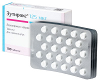 ЭУТИРОКС таб 125мкг N100
