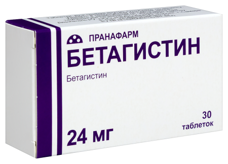 БЕТАГИСТИН таб 24мг N30  Пранафарм