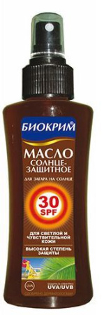 БИОКРИМ Масло СЗ Ф-30 150мл
