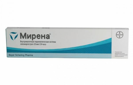 МИРЕНА система в/мат 20мкг/24часа №1