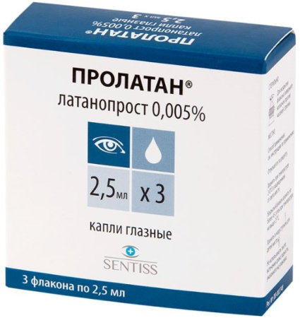 ПРОЛАТАН кап гл 0,005% 2,5мл №3