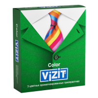 ПРЕЗЕРВАТИВЫ ВИЗИТ Color N3 # М