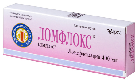 Ломфлокс таб. п/п/о 400мг №5
