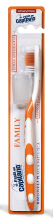 PASTA DEL CAPITANO зубная щетка family medium/для всей семьи/средней жескости