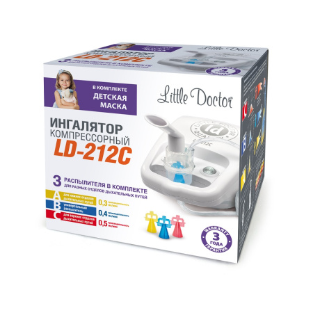 ИНГАЛЯТОР LITTLE DOCTOR LD-212C компрессорный
