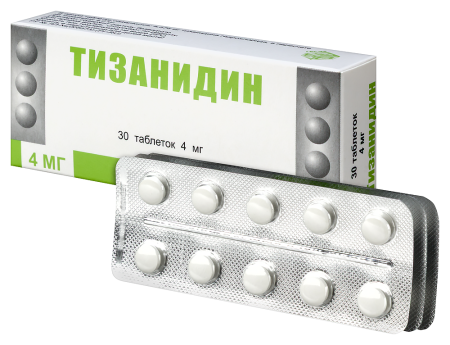 ТИЗАНИДИН таб 4мг №30  Березовский ФЗ