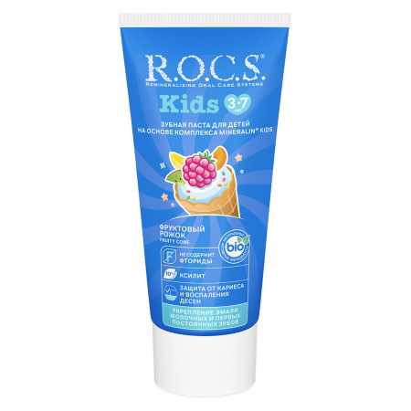 РОКС з/п КИДС Фруктовый рожок 45г