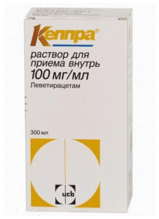 КЕППРА р-р/внутр 100мг/мл 300мл