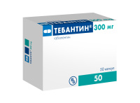 ТЕБАНТИН капс 300мг N50