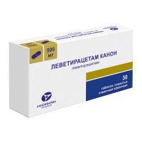 ЛЕВЕТИРАЦЕТАМ-КАНОН таб 500мг №30