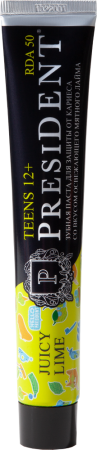 ПРЕЗИДЕНТ PRESIDENT TEENS зубная паста juicy lime 12+ 70,0