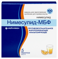 Нимесулид-МБФ гран. д/сусп. внутр. 100мг 2г N5
