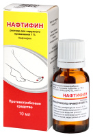 НАФТИФИН 1% 10МЛ ФЛАК Р-Р Д/НАРУЖ ПРИМ/ИВАНОВСКАЯ ФФ
