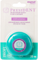 ПРЕЗИДЕНТ Межзубной флосс Expanding Разбухающий 20м (арт 204)