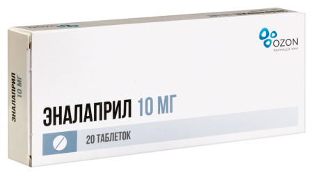 ЭНАЛАПРИЛ таб 10мг N20  ОЗОН