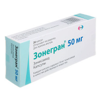 ЗОНЕГРАН 50 МГ N28 КАПС