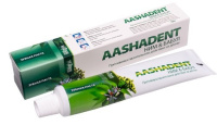 AASHA HERBALS Зубная паста Ним и Бабул 100г