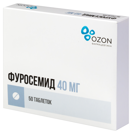 ФУРОСЕМИД таб 40мг N50  ОЗОН