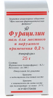 ФУРАЦИЛИН мазь 0,2% 25г  Ярославская ФФ