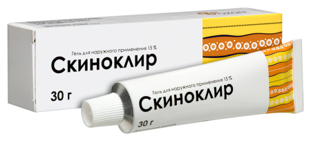 СКИНОКЛИР гель 15% 30г