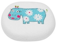 РОКСИ-КИДС Губка мягкая с махровым покрытием Hippo 0+