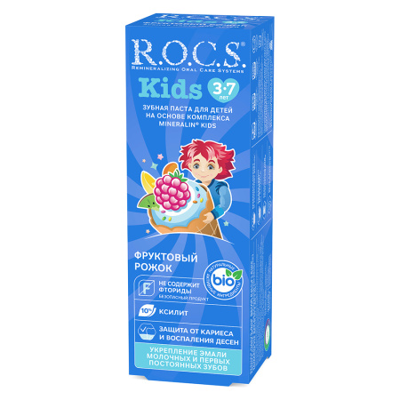 РОКС з/п КИДС Фруктовый рожок 45г