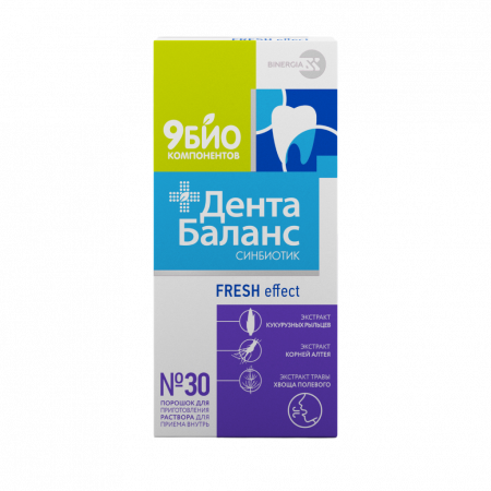ДЕНТАБАЛАНС ФРЕШ ЭФФЕКТ СИНБИОТИК 9 био компонентов пор 5г №30