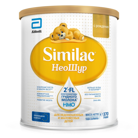 СИМИЛАК НЕОШУР смесь сух 370г