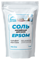 СОЛЬ д/ванн РЕСУРС ЗДОРОВЬЯ Английская epsom 1000,0