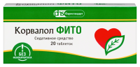 КОРВАЛОЛ ФИТО таб 1,16+28+16,4мг №20