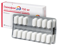 ГЛЮКОФАЖ ЛОНГ таб 750мг N30