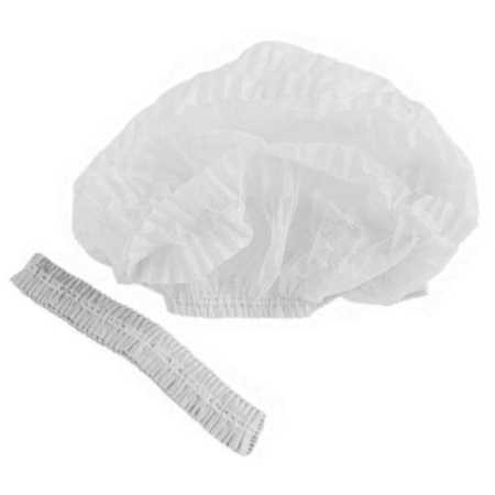 ШАПОЧКА-БЕРЕТ ГЕКСА 15г р.1 дл.48 (белая) №125