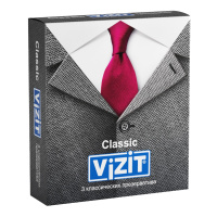 ПРЕЗЕРВАТИВЫ ВИЗИТ Classic №3 # М