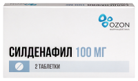 СИЛДЕНАФИЛ таб 100мг №2  ОЗОН