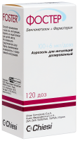 ФОСТЕР 100мг+6мкг 120доз аэр.