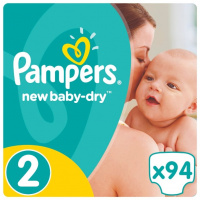 PAMPERS NEW BABY-DRY ПОДГУЗНИКИ РАЗМЕР 2 N94