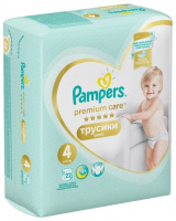 ПАМПЕРС ПРЕМИУМ КЕЙР ПАНТС (трусики) 4 Макси (9-14кг) №22