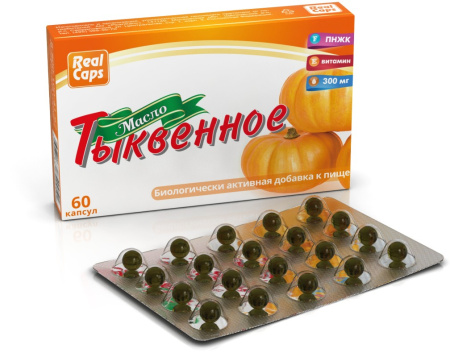 ТЫКВЫ МАСЛО капс 0,3 N60  Реалкапс