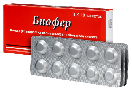 БИОФЕР таб жев №30