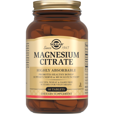 СОЛГАР ЦИТРАТ МАГНИЯ таб 200мг №60