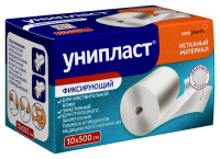 ПЛАСТЫРЬ УНИПЛАСТ катушка 10х500см (нетканный)