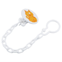 МД (19553) Прищепка д/пустыш с цепочкой Дружок