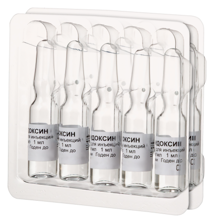 ПИРИДОКСИНА Г/ХЛ амп 5% 1мл N10  Биосинтез